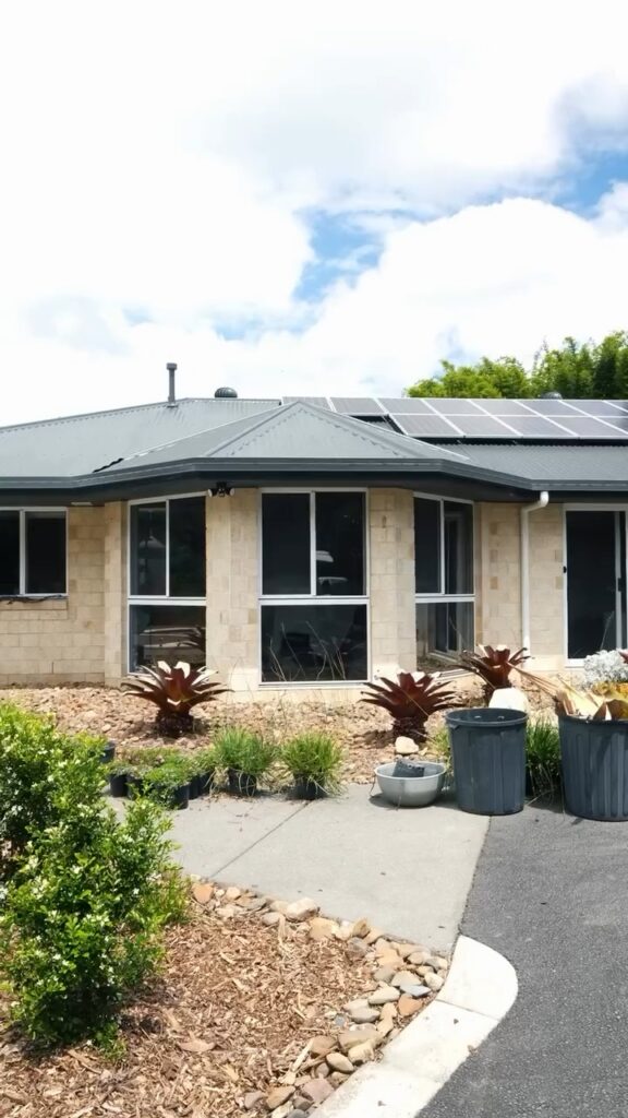 Finished exterior repaint and roof restoration, Tallebudgera Valley